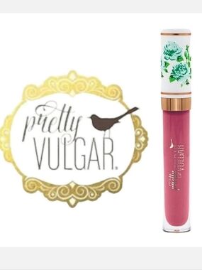Pretty Vulgar Poisonous Pout Plumping Lipgloss in Pink Perennial Kiss NWT